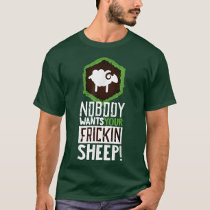 Niemand wil je schaafbordspel Geek Nerd Fan T-shirt