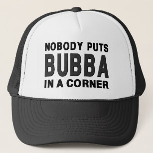 Niemand zet BUBBA in een hoek Trucker Pet