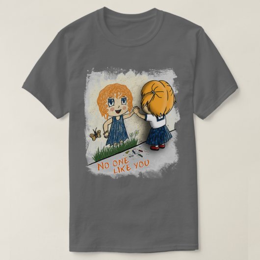 Niemand zoals jij Blondes 1 T-shirt (Design voorkant)