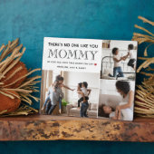 Niemand zoals jij Mama 3 Fotocollage Namen Fotoplaat (Zijkant)