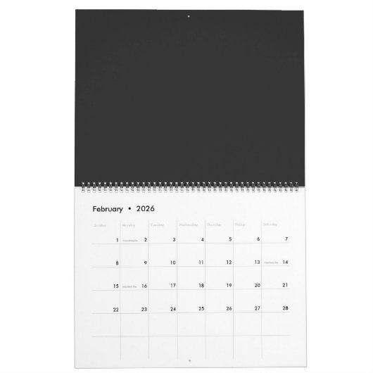 Niemand zorgt ervoor dat de Harder werkt Kalender (Feb 2026)
