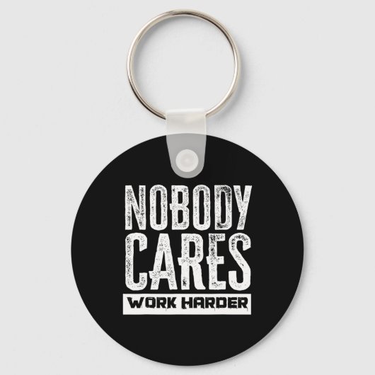 Niemand zorgt ervoor dat de Motivatie van de Harde Sleutelhanger (Voorkant)