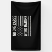 Niemand zorgt ervoor dat de Motivatie workout Gym Spandoek (Verticaal)