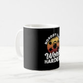 Niemand zorgt ervoor dat de Motivatie workoutgym h Koffiemok (Voorkant links)