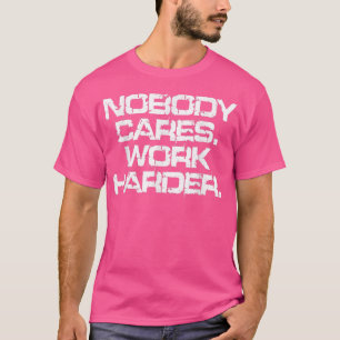 Niemand zorgt ervoor dat de uitrolbeweging van de t-shirt