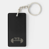 Niemand zorgt voor een Sleutelhanger voor treinhar (achterkant)