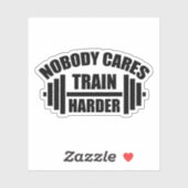Niemand zorgt voor een Sticker voor treinharder Gy (Vel)