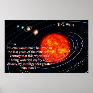Niemand zou geloven - H G Wells Poster