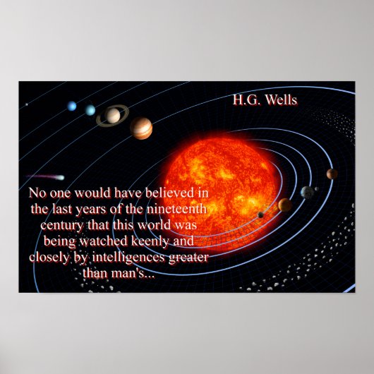 Niemand zou geloven - H G Wells Poster (Voorkant)