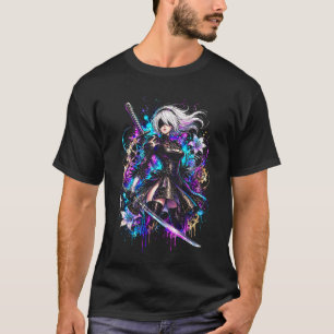 NieR Automata 2B 29 Donkere Basis T-shirt