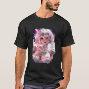 NieR Automata 2B 38 Basic Donkere T-Shirt