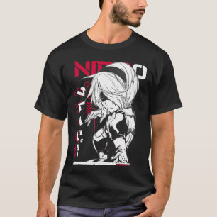 Nier Automata 2B Tshirt Mask