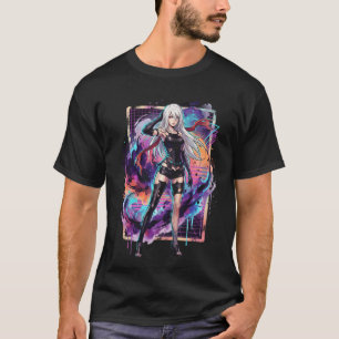NieR Automata A2 Zilver Wit Haar Ponny Haar Oog Be T-shirt