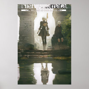 Nier Automata Poster - Word God Versie
