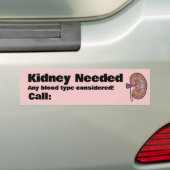 Nier nodig bumpersticker (Op auto)