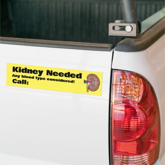 Nier nodig bumpersticker (Op Truck)