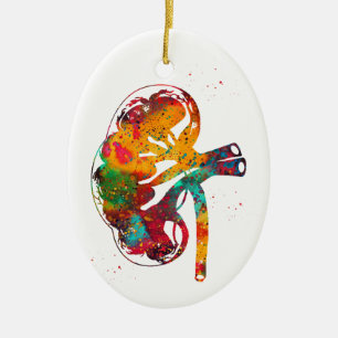Nier sectie keramisch ornament