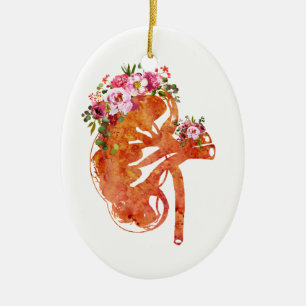 Nier sectie keramisch ornament
