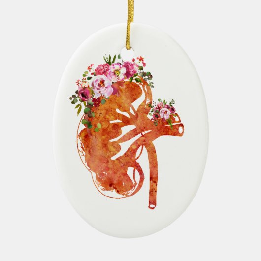Nier sectie keramisch ornament (Voorkant)