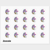 Nier sectie ronde sticker (Vel)