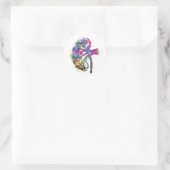 Nier sectie ronde sticker (Tas)