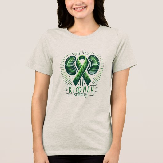 Nier Sterk – Nierziekte Awareness T-Shirt (Voorkant)