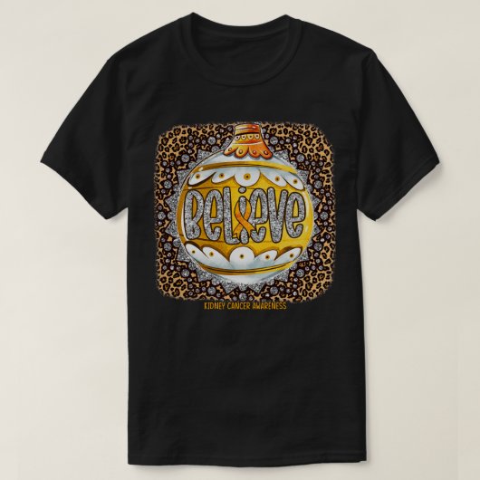 Nierbewustzijn Gelooft Ornament Leopar T-shirt (Design voorkant)
