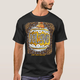 Nierbewustzijn Gelooft Ornament Leopar T-shirt