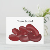 Nierbonen Bean Lover Vegetarian Vegan Kaart (Staand voorkant)