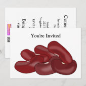 Nierbonen Bean Lover Vegetarian Vegan Kaart (Voorkant / Achterkant)