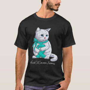 Niercelcarcinoom Bewustzijnsmaand Teal Lint C T-shirt