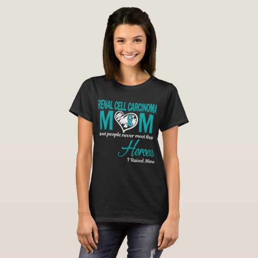 Niercelcarcinoom Mama I Raised Mine T-shirt (Voorkant volledig)