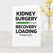 Nierchirurgie | Niertransplantaatcadeautjes Kaart (Gele Bloem)