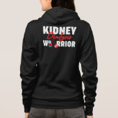 Nierdialyse Warrior Nierontvanger Hoodie (Achterkant)