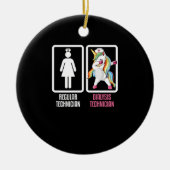 Nierdonor Ik deelde mijn reserve Lelijke Kerstmis Keramisch Ornament (Voorkant)