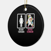 Nierdonor Ik deelde mijn reserve Lelijke Kerstmis Keramisch Ornament (Links)