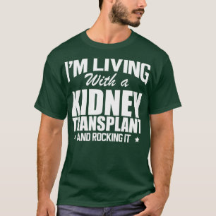 Nierdonor Ik leef met een niertransplantatie T-shirt