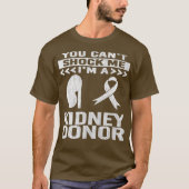 Nierdonor nierontvanger Dialyse-donatie T-shirt (Voorkant)