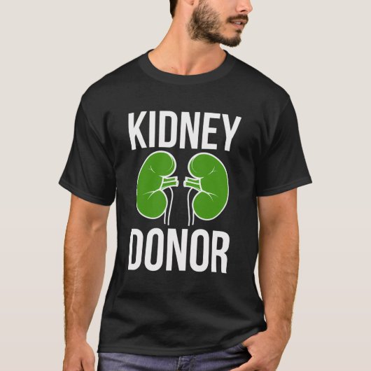 Nierdonor Niertransplantaat Nierdonor Awaren T-shirt (Voorkant)