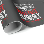 Nierdonor Organische transplantatie Herstel van ch Cadeaupapier (Rol Hoek)