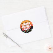 Nierdonoren Rock Donor Bewustzijn Ronde Sticker (Envelop)