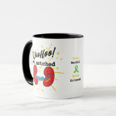 Nierdonortransplantatie Woohoo We Matched Coffee Mok (Voorkant links)
