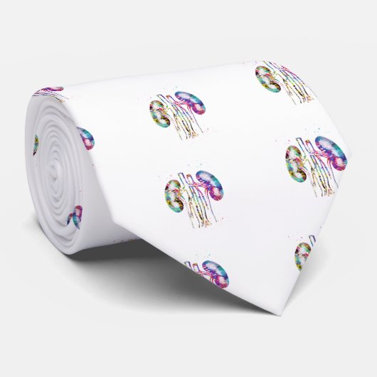 Nieren anatomie stropdas (Opgerold)