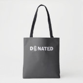 Nieren - gedoneerd, grijs, tote bag (Voorkant)