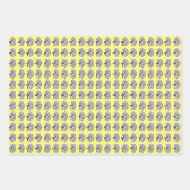 Nieren, geel, inpakpapier vel