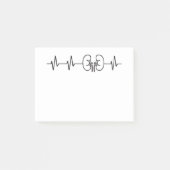 Nieren Hartslag Dialyse Nefrologie Nierdonor Post-it® Notes (Voorkant)