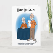 Nieren Kaart Folded Birthday Kaart (Voorkant)