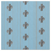 Nieren Nephrology Blue Striped Stof (Close Up)