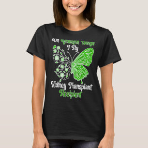 Nieren Ontvanger Butterfly Post Kidney Transplant T-shirt
