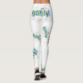 Nieren Ontvanger Retrostijl Leggings (Achterkant)